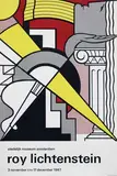 Roy Lichtenstein, stedelijk museum amsterdam roy lichtenstein, 1967, poster