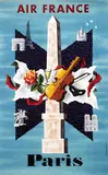 E. Lancaster, Air France Paris, 1956, poster