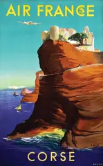 Air France Corse by Raoul Éric Castel, 1952, poster, sold Jun 2013