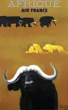 Paul C. Colin, Air France Afrique, 1956, poster