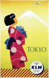 Koen van Os, KLM Tokyo, poster
