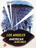 Fred Ludekens, American Airlines Los Angeles, poster