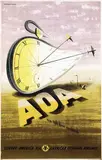 Jan Lewitt & George Him, AOA win tijd door snelheid, 1948, poster