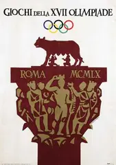 Armando Testa, Giochi dela XVII Olimpiade, 1960, poster