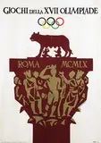Armando Testa, Giochi dela XVII Olimpiade, 1960, poster