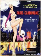 Sinclare, Movie: Maria Candido in "Paris-Champagne", 1962, poster