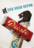 Frans Mettes, Droste Chocolade ook voor repen!, poster