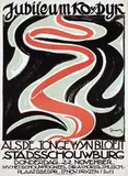 Samuel (ps. Mommie) Schwarz, Jubileum Ko v. Dijk. Als De Jonge Wijn Bloeit, 1922, poster