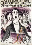 Alfred Ost, Concerts de Charité au profit des Belge