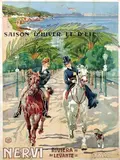 A. Sacchi, Nervi Riviera di Levante Italia, poster