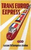 Jan Rodrigo, TEE Trans Europ Express, 1957, poster