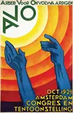 Jos van Woerkom, AVO Arbeid Voor Onvolwaardigen, 1928, poster