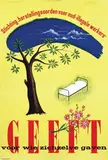 Wim Brusse, Stichting "herstellingsoorden voor oud-illegale werkers" Geeft voor wie zichzelfve gaven, 1946, poster