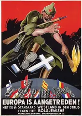 Europa is aangetreden! by Marius J. G. Thomassen, 1942, poster, sold Jun 2013