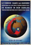Delenne, Le Congo dans la Guerre Bruxelles, 1947, poster