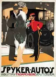 Piet van der Hem, Spyker-Auto's Amsterdam, 1913, poster