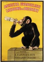 Carlo Biscaretti Di Ruffia, Anisetta Evangelisti, 1925, poster