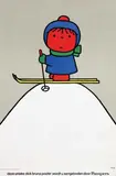 Dick Bruna, Pampers Ski, 1974, poster