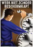 Zoltán Szatmáry, Werk niet zonder beschermkap, 1941, poster