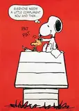 Charles M. Schulz, Snoopy: Everyone needs a little compliment now and then..., 1958, poster