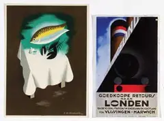 Goedkoope Retours naar Londen by Cassandre, 1932, poster, sold Dec 2012