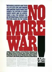Herb Lubalin, No More War!, poster