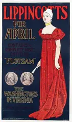 Joseph J. Gould, Lippincotts for April, 1896, poster