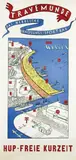 Alfred Mahlau, Travemünde, 1928, poster