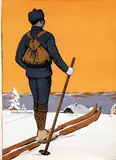 Monogram Ak, Before text (Vöhrenbach Wintersportplatz im bad. Schwarzwald), poster