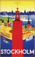 Iwar Donnér, Stockholm, 1936, poster