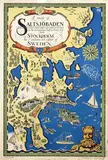 Ernst Åkerbladh, A map of Saltsjöbaden Stockholm Sweden, poster