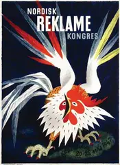 Arne Ungermann, Nordisk Reklame Kongres, 1947, poster