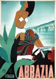 M. Romoli, Abbazia, 1938, poster