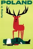 Wiktor J. Górka, Hunting in Poland, 1961, poster