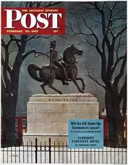 John Atherton, The Saturday Evening Post, 1947, poster