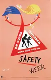 Fritz Reiss, On Guard Children Safety Week, poster