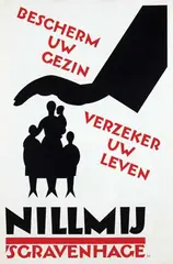 Initial M., Nillmij 's Gravenhage, poster