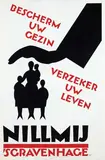 Initial M., Nillmij 's Gravenhage, poster