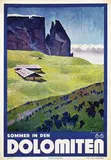 Franz Lenhart, Sommer in den Dolomiten, poster