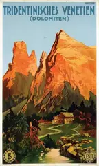 Ernesto Bottaro, Tridentinisches Venetien (Dolomiten), poster