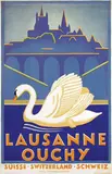 René Martín, Lausanne Ouchy, 1930, poster