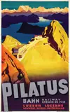 Otto Ernst, Pilatus Bahn Luzern, 1933, poster