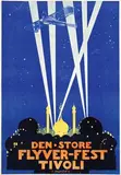Thor Bögelund-Jensen, Flyver-Fest Tivoli, 1916, poster