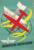 Jyrowtamna Beorpah, JAT Jugoslovenski Aero-Transport, 1956, poster