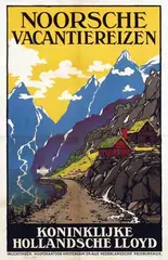 Albert Hemelman, Kon. Hollandsche Lloyd Noorsche Vacantiereizen, 1926, poster