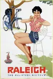 D. Okens, Raleigh The all-steel bicycle, poster