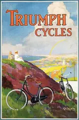 Guy Lipscombe, Triumph Cycles, poster