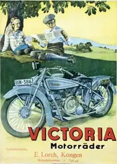 August Weber-Brauns, Victoria Motorräder, poster