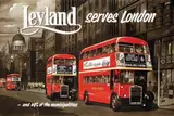 J. le B., Leyland serves London, poster