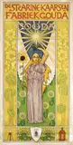 Ludwig W. R. Wenckebach, De Stearine Kaarsen Fabriek Gouda, 1900, poster